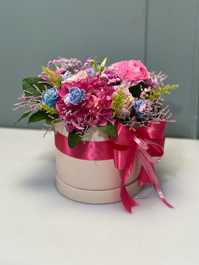 Cutie flori Pink Blossom Florete - Flori online Iasi