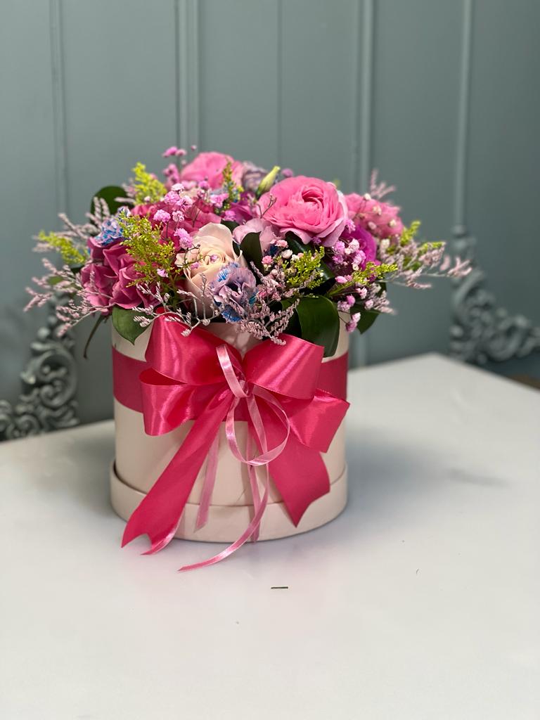 Cutie flori Pink Blossom Florete - Flori online Iasi