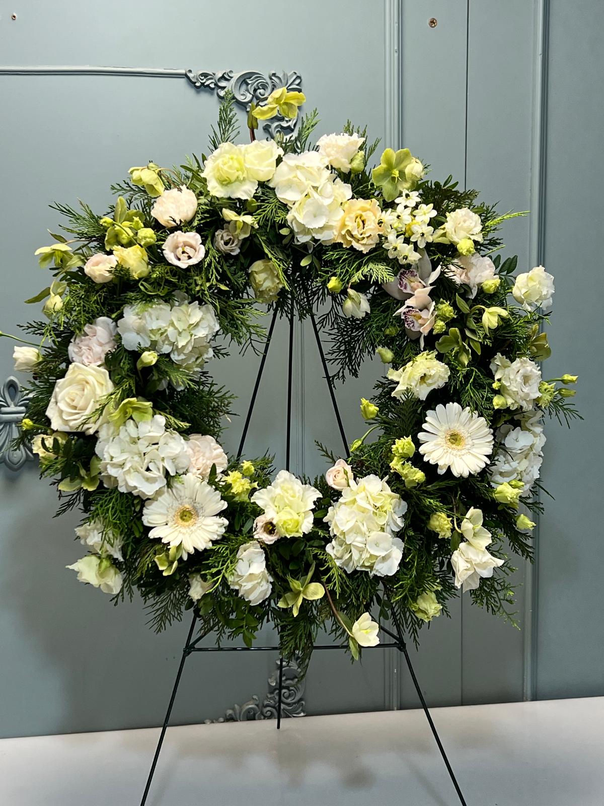 Coroană Funerară Rotundă Calea Luminată