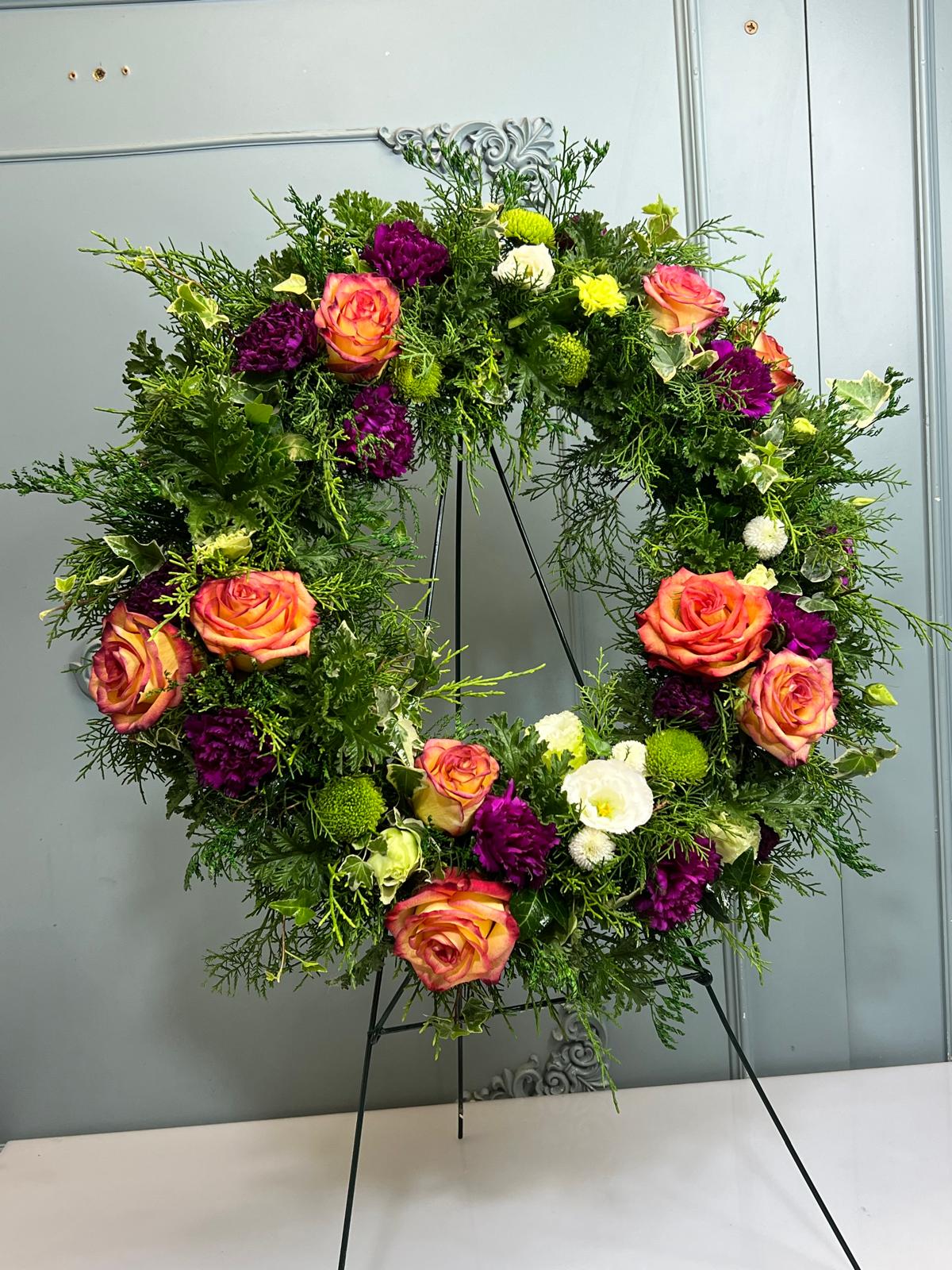 Coroană Funerară Rotundă Dorul ce nu Apune