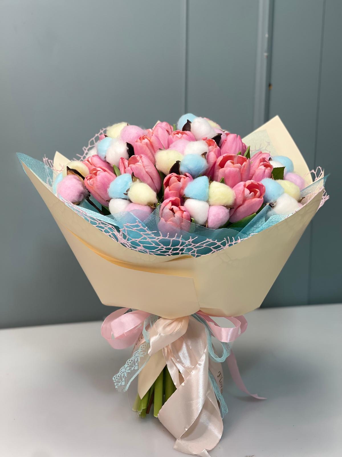 Buchet Blush Cloud
