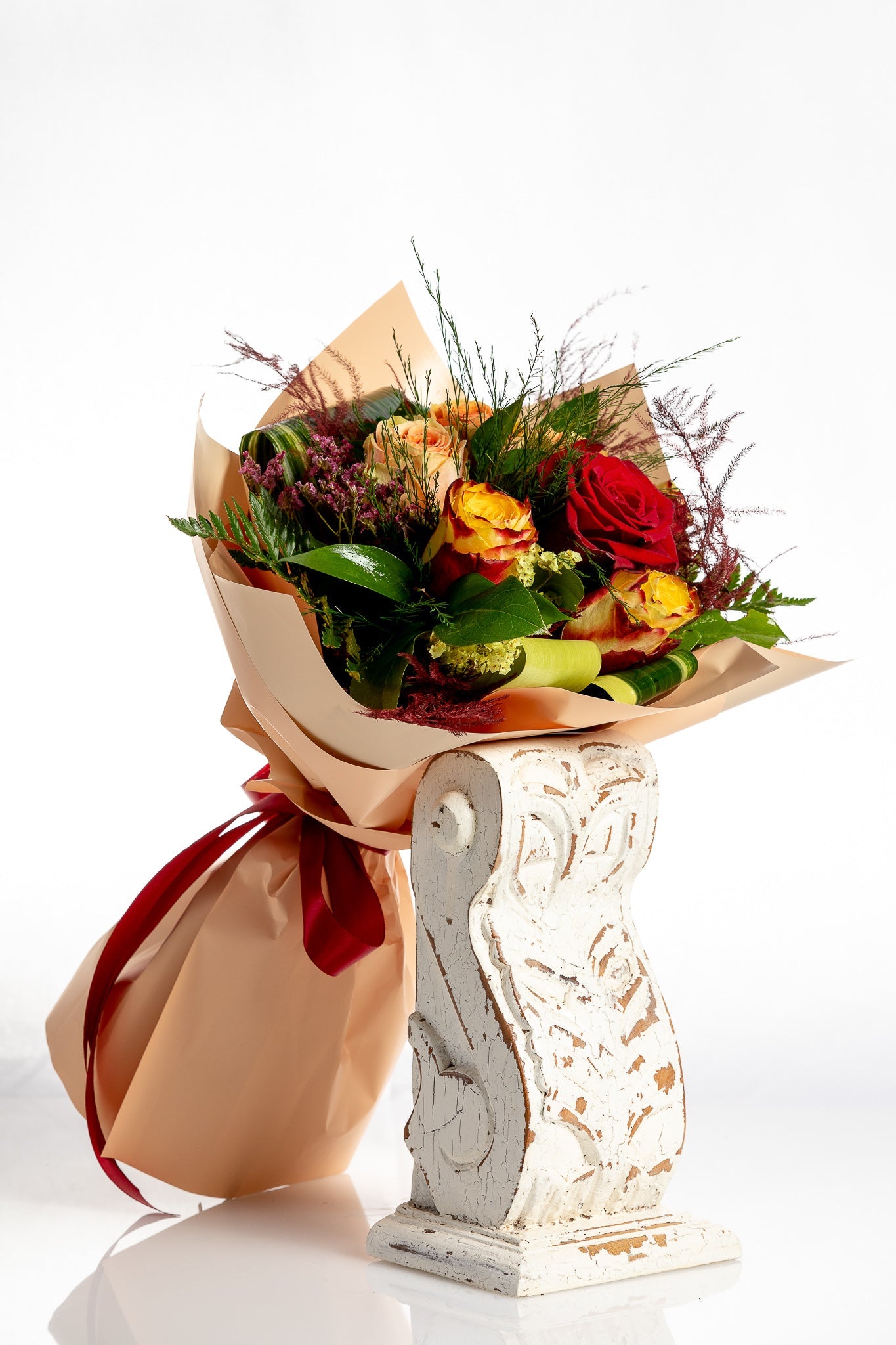 Buchet Rosa Multicolor Florete - Flori online Iasi